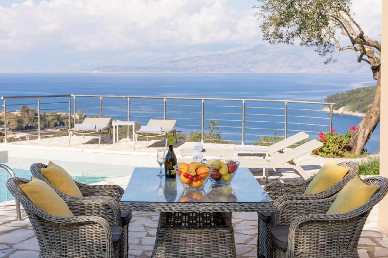 Villa Yellow Stone By Rodostamo Collection Kassiopi Exterior foto