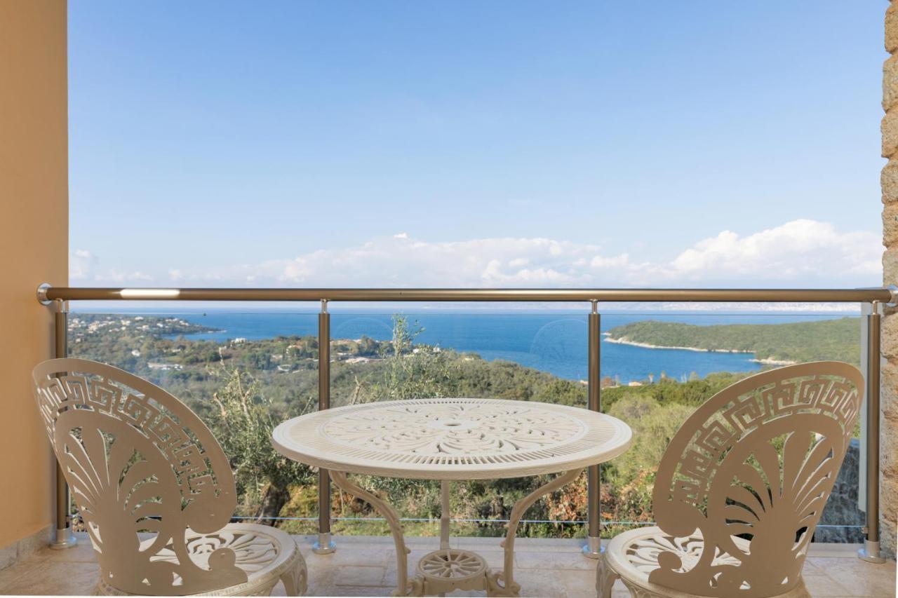 Villa Yellow Stone By Rodostamo Collection Kassiopi Exterior foto